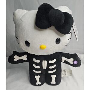 Hello Kitty Halloween musical Side Stepper Skeleton Plush